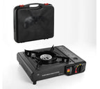Portable outdoor gas stove, suitable for camping, barbecue cooking and household use. Compact, lightweight and durable gas stove