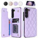 Wallet Small Fragrance Card Insert Leather Case For Samsung Galaxy A71 A56 A55 A54 A53 A52 A51 A36 A35 A26 A17 A16 A15 A14 A13