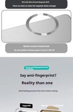 Thin Metallic Paint PC For Magsafe Magnetic Case For Samsung Galaxy S25Ultra S25 S24 S23 S22 Plus Ultra Borderless Cooling Cover