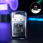 Rechargeable USB Electronic Lighter, Windproof Flameless LED Smart Dual Arc Portable Outdoor Survival Cigarette Lighters  Gifts