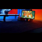 3-in-1 Portable Cell Phone Stand - Wireless Speaker with HD Surround Sound, Induction Speaker, Compatible with Any Smartphones, Phones, and Tablets for Home and Outdoor Use