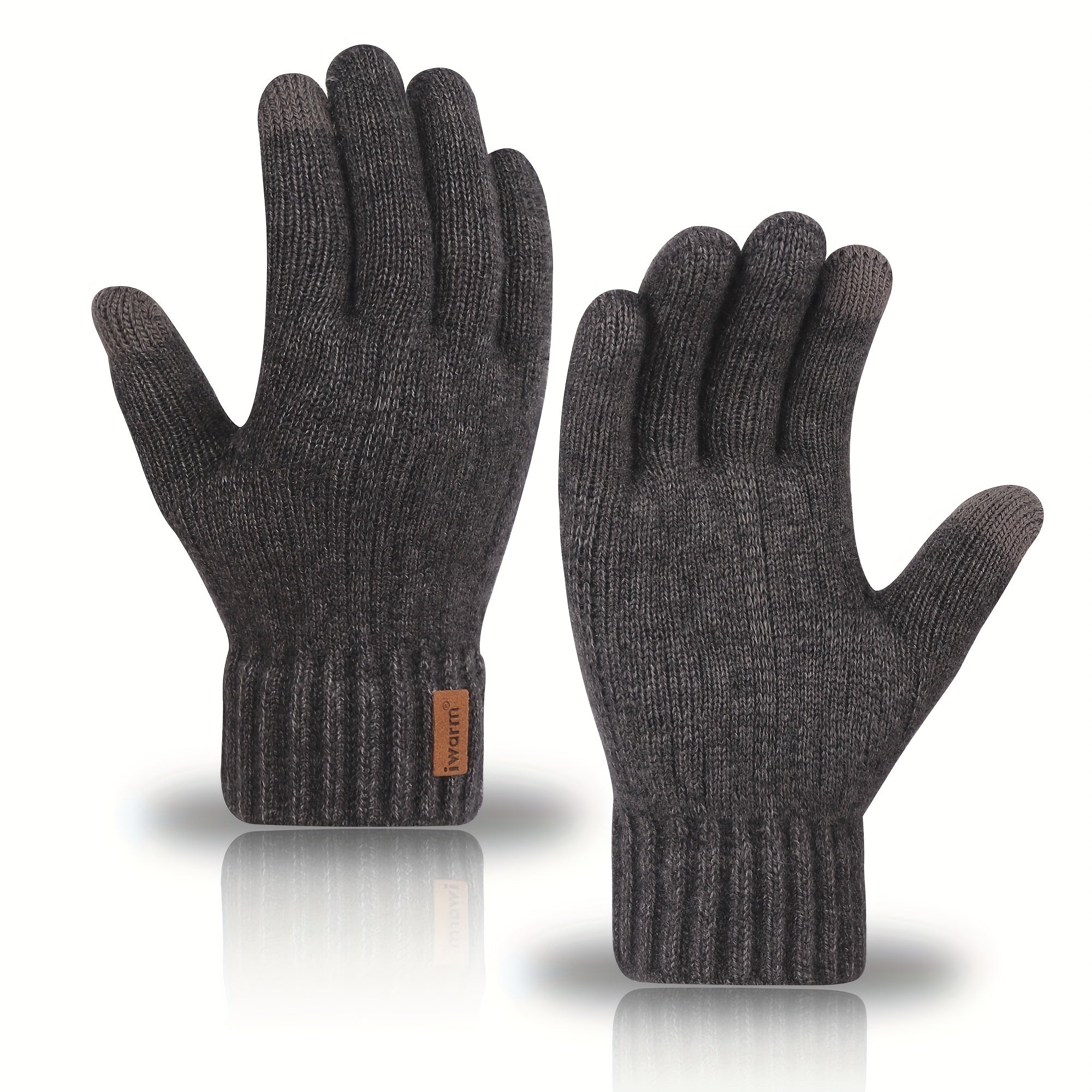 Unisex Alpaca Gloves - Warm, Touchscreen Compatible, Ideal for Winter, Office, Travel, Cycling - Machine Washable, Professional Dry Clean, Office Gloves | Stylish Gloves | Soft Gloves