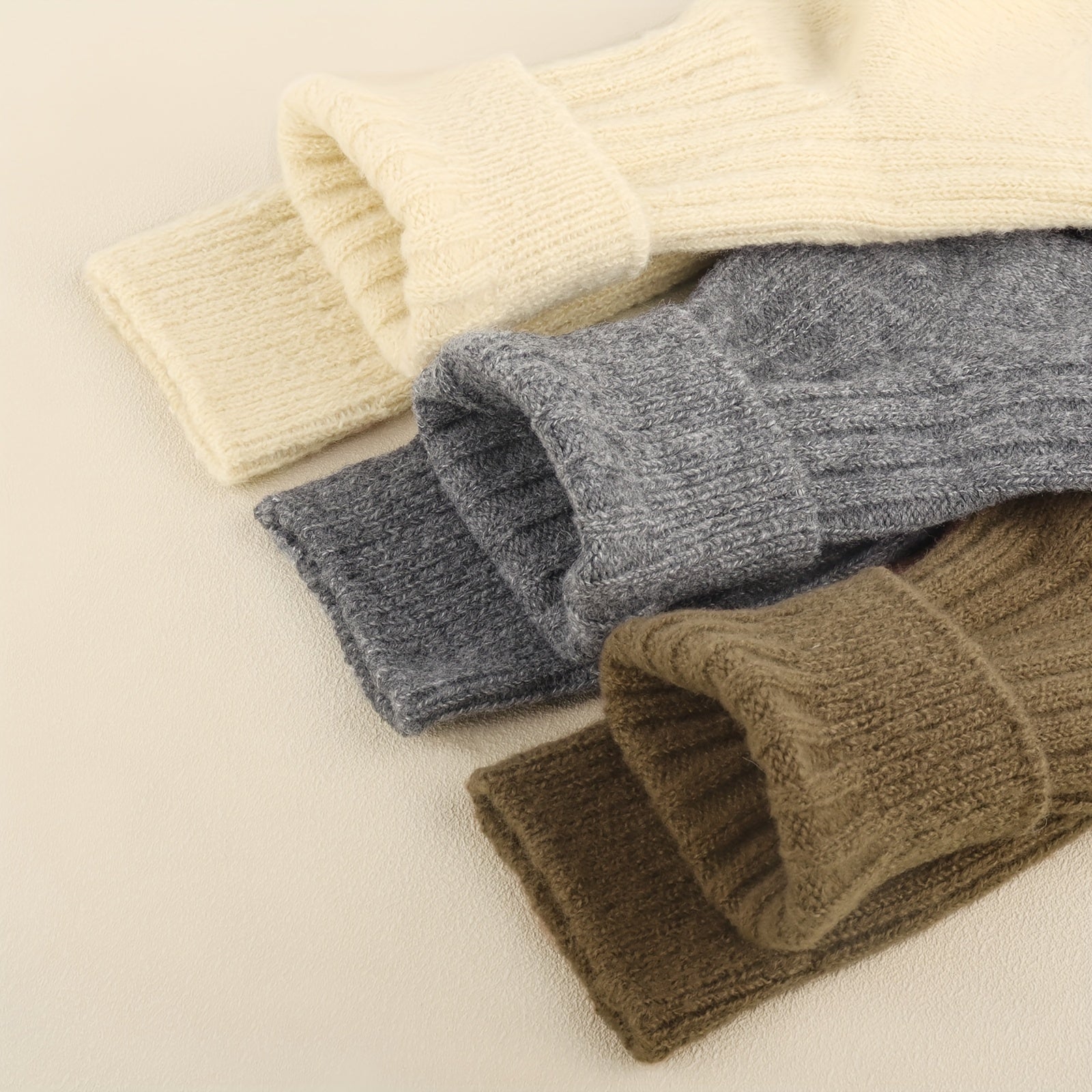 6 Pairs Unisex Alpaca Socks Women Men Wool Socks For Women Thermal Socks Winter Socks Warm Socks Cozy Socks Thick Socks Men Socket Set Boot Socks Birthday Gifts For Women Men