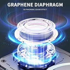 3-in-1 Portable Cell Phone Stand - Wireless Speaker with HD Surround Sound, Induction Speaker, Compatible with Any Smartphones, Phones, and Tablets for Home and Outdoor Use