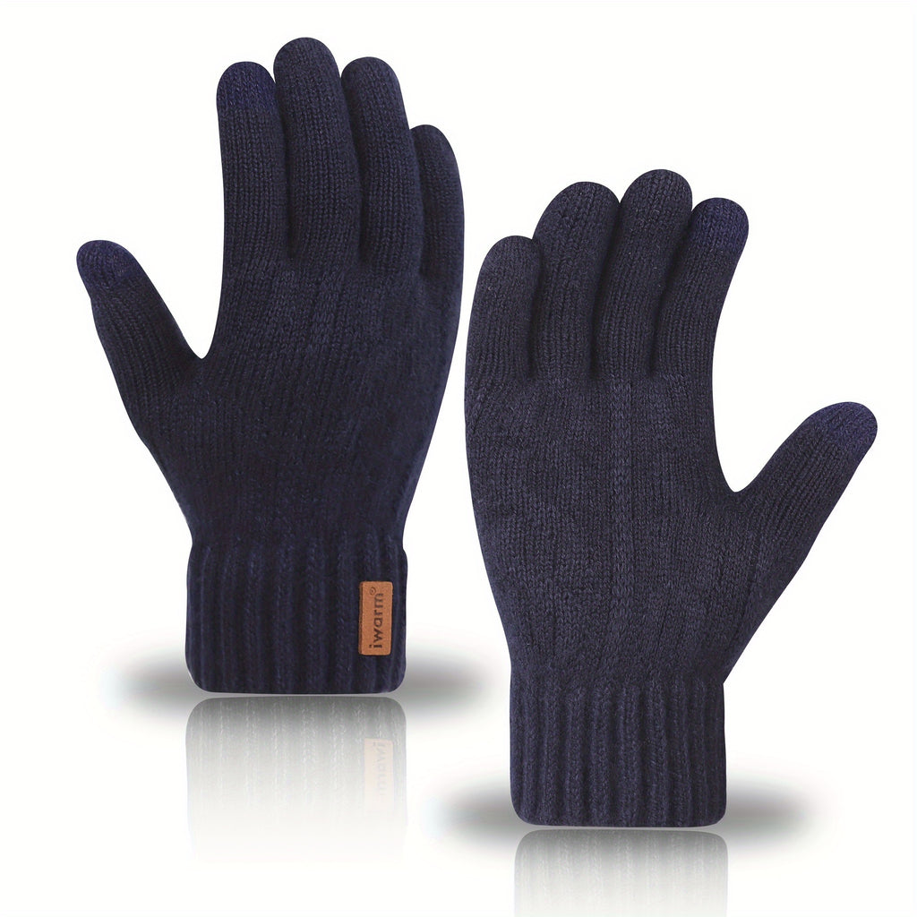 Unisex Alpaca Gloves - Warm, Touchscreen Compatible, Ideal for Winter, Office, Travel, Cycling - Machine Washable, Professional Dry Clean, Office Gloves | Stylish Gloves | Soft Gloves