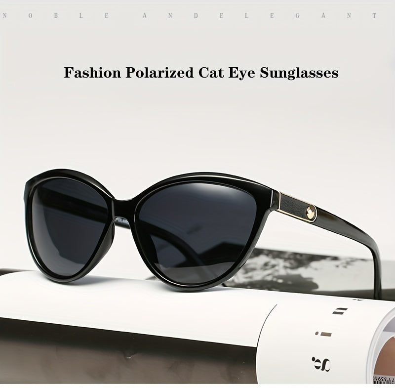 Polarized Cat Eye Fashion For Women Drivers Brand Design Sun Shades For Driving Summer Beach Travel With Gifts Box Mother's Day/give Gifts