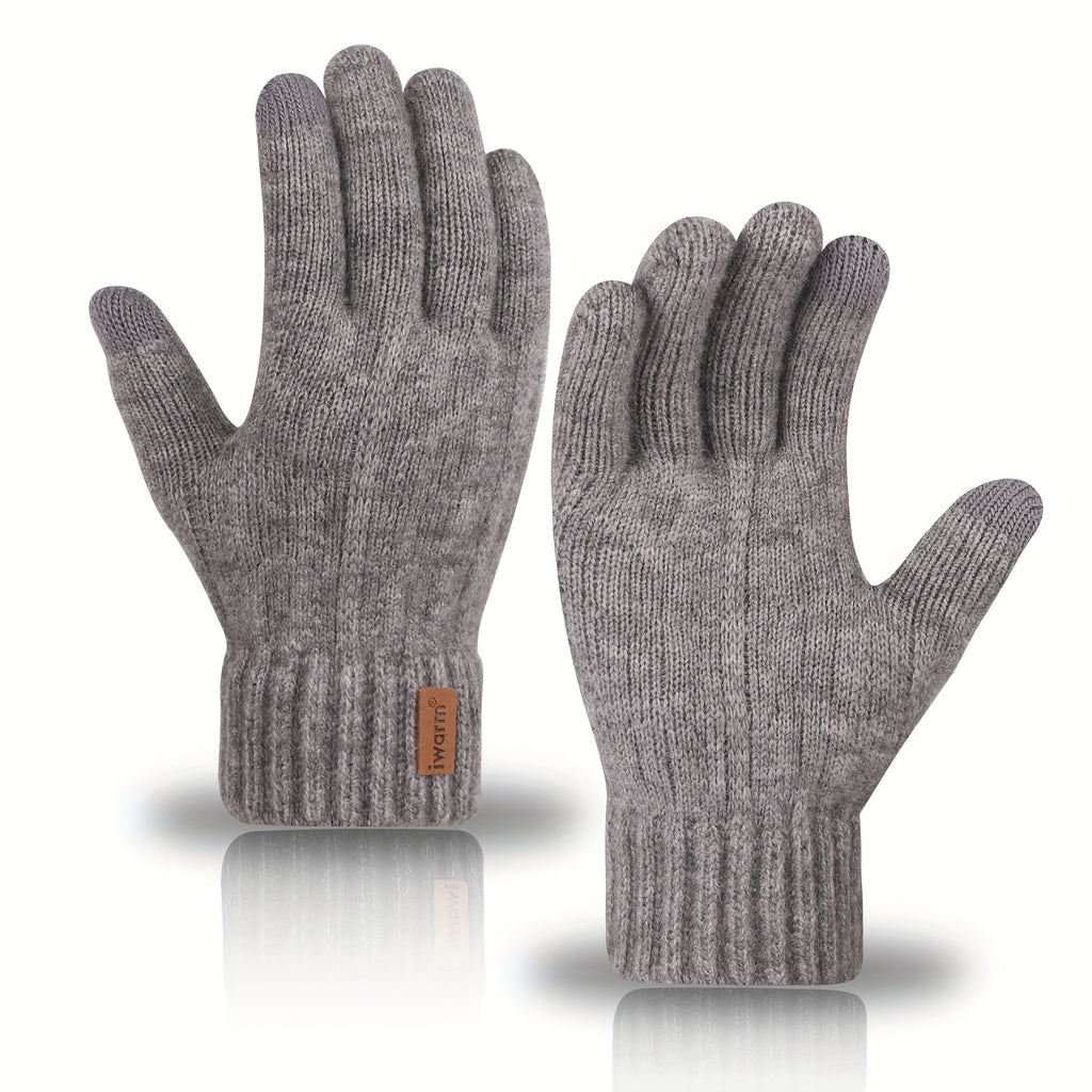 Unisex Alpaca Gloves - Warm, Touchscreen Compatible, Ideal for Winter, Office, Travel, Cycling - Machine Washable, Professional Dry Clean, Office Gloves | Stylish Gloves | Soft Gloves