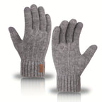 Unisex Alpaca Gloves - Warm, Touchscreen Compatible, Ideal for Winter, Office, Travel, Cycling - Machine Washable, Professional Dry Clean, Office Gloves | Stylish Gloves | Soft Gloves